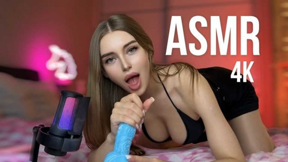 ASMR - 你的女朋友现在就想来个口交，第一人称视角，美女手淫
